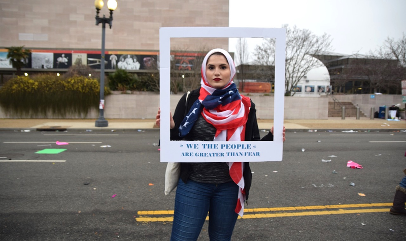 Nour Obeidallah, 19, student at NYU.